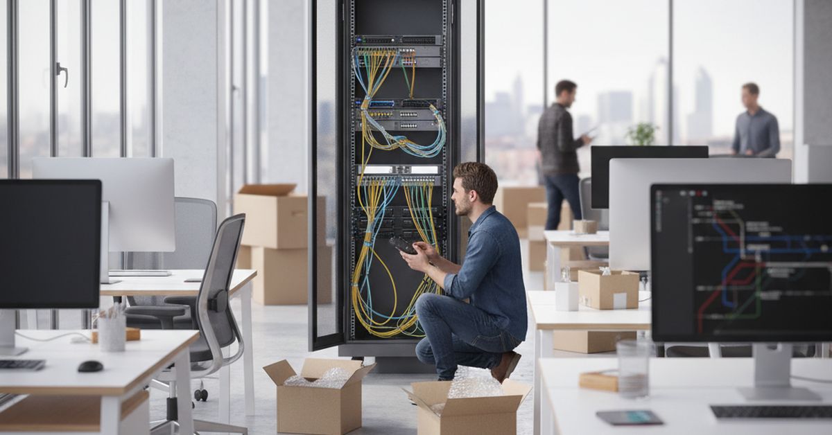 ️ Comment éviter le chaos informatique lors d’un déménagement de bureaux